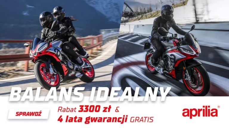 Ostatnie egzemplarze Tuono 660 z rocznika 2022 w specjalnej ofercie