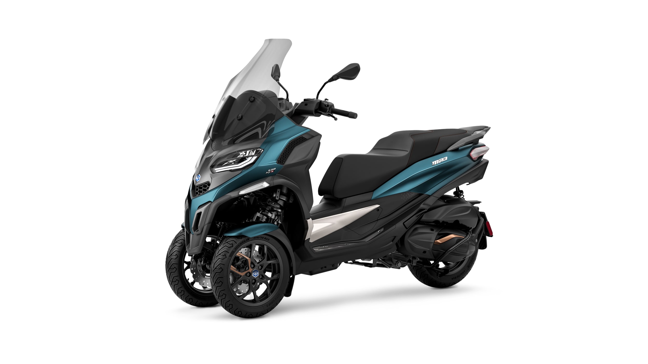 PIAGGIO MP3 530 EXCLUSIVE BLU OXYGEN MATT 2026 - obrazek 3