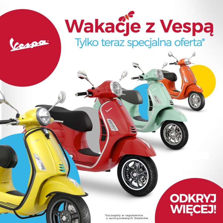 Wakacje z Vespą!