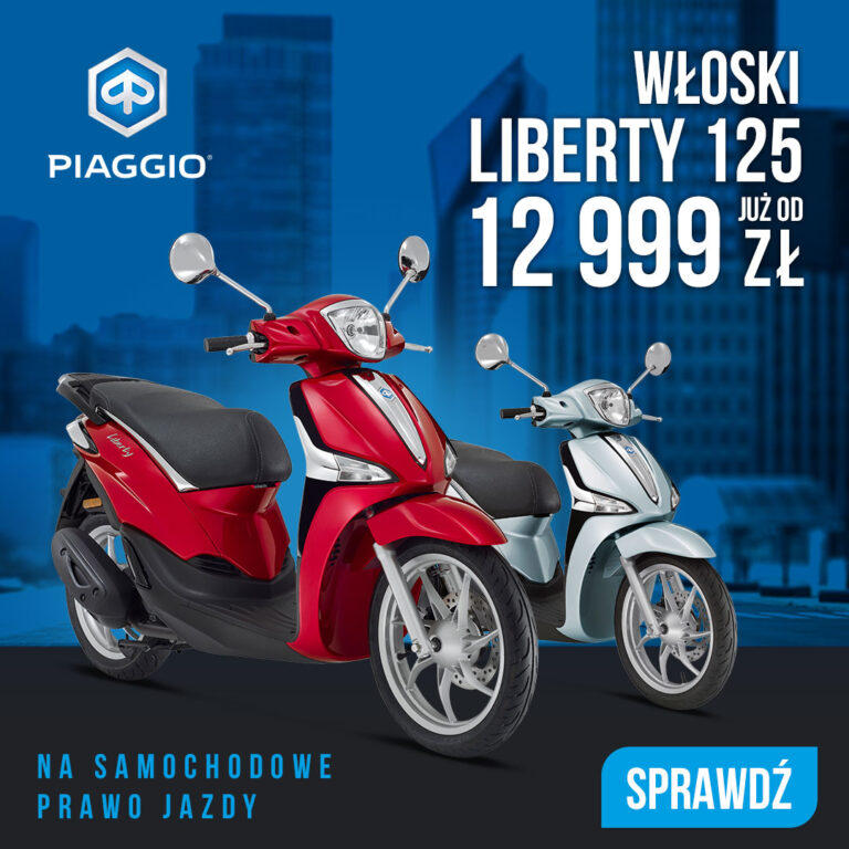 Uwolnij się od korków z Piaggio już od 12 999 zł